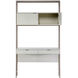 Ambrose 47.25 X 22.5 inch Champagne Gold / Cream Modular Wall Desk